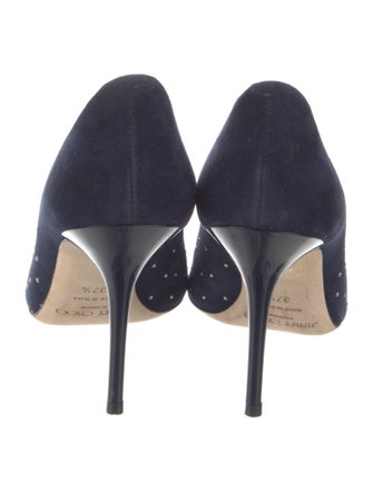 Jimmy Choo Suede Printed Pumps