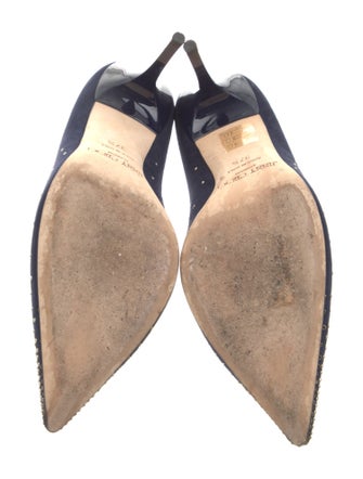 Jimmy Choo Suede Printed Pumps