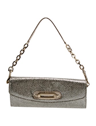 Jimmy Choo Glitter Top Handle Bag