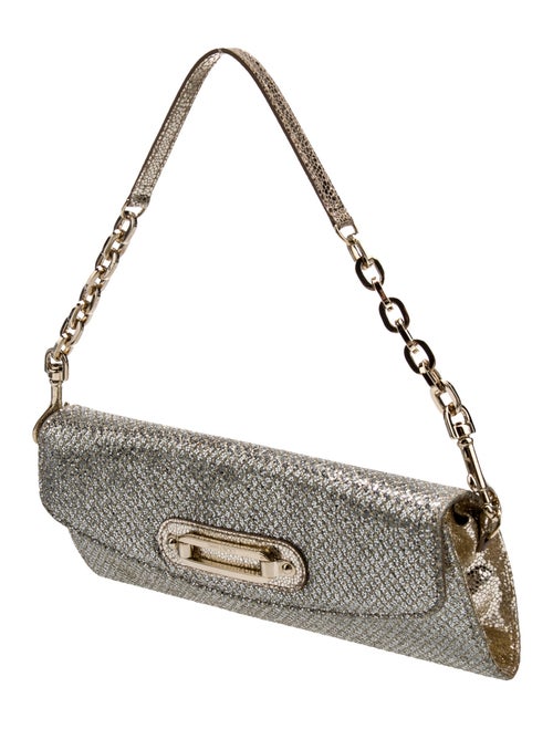 Jimmy Choo Glitter Top Handle Bag