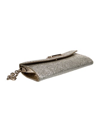 Jimmy Choo Glitter Top Handle Bag