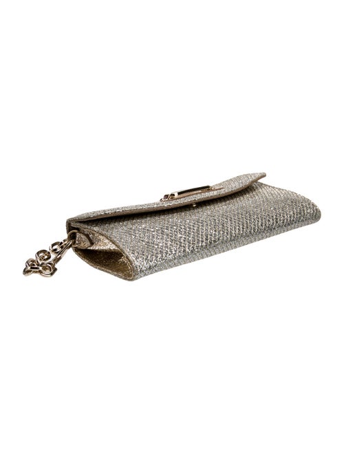 Jimmy Choo Glitter Top Handle Bag