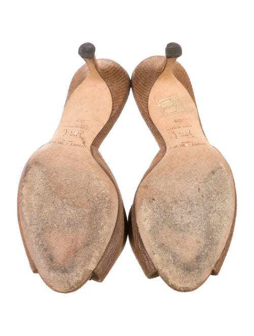 Jimmy Choo Lizard Slides