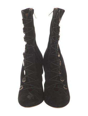 Jimmy Choo Suede Lace-Up Boots
