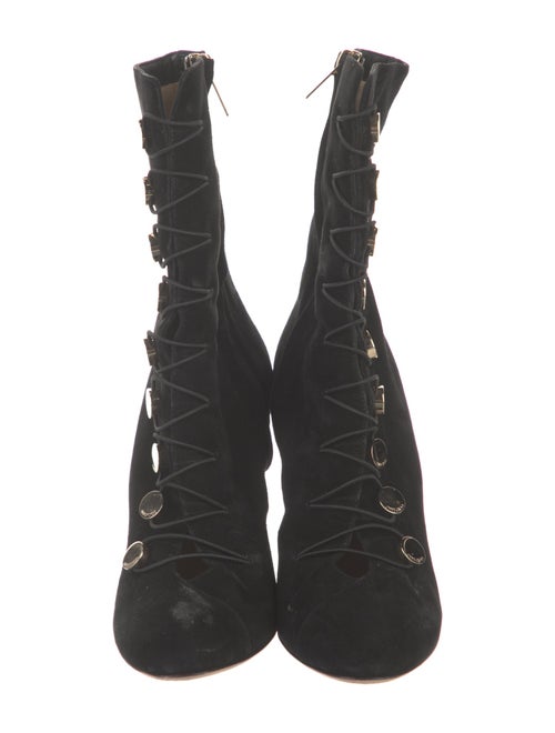 Jimmy Choo Suede Lace-Up Boots