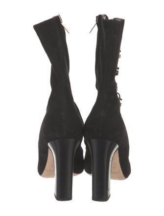 Jimmy Choo Suede Lace-Up Boots