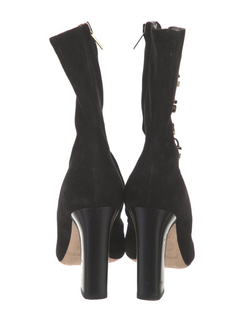 Jimmy Choo Suede Lace-Up Boots