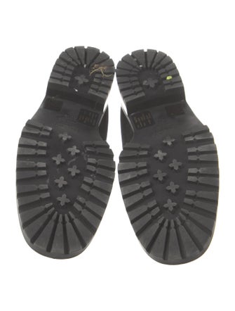 Jimmy Choo Suede Crystal Embellishments Loafers