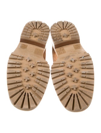 Jimmy Choo Suede Crystal Embellishments Loafers