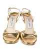 Jimmy Choo Patent Leather Slingback Sandals