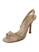 Jimmy Choo Leather Slingback Sandals