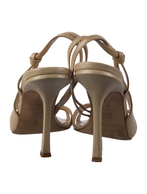 Jimmy Choo Leather Slingback Sandals
