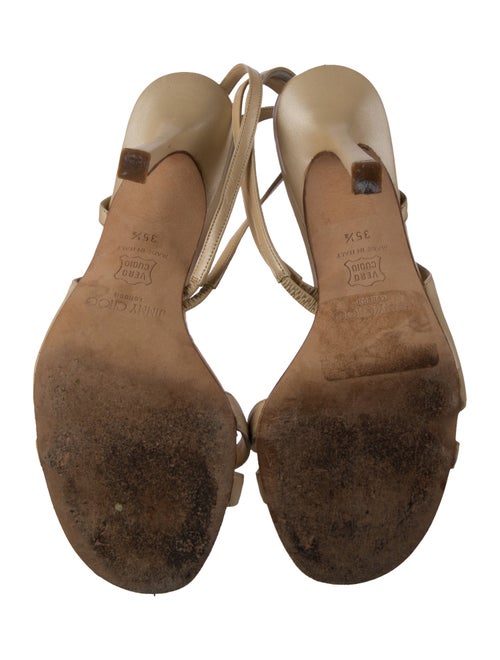 Jimmy Choo Leather Slingback Sandals