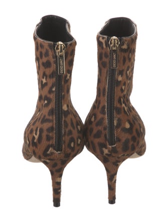 Jimmy Choo Ponyhair Animal Print Boots