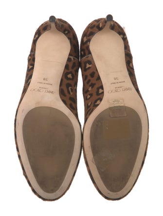 Jimmy Choo Ponyhair Animal Print Boots