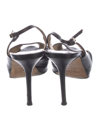 Jimmy Choo Leather Slingback Pumps