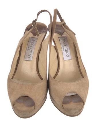 Jimmy Choo Suede Slingback Pumps