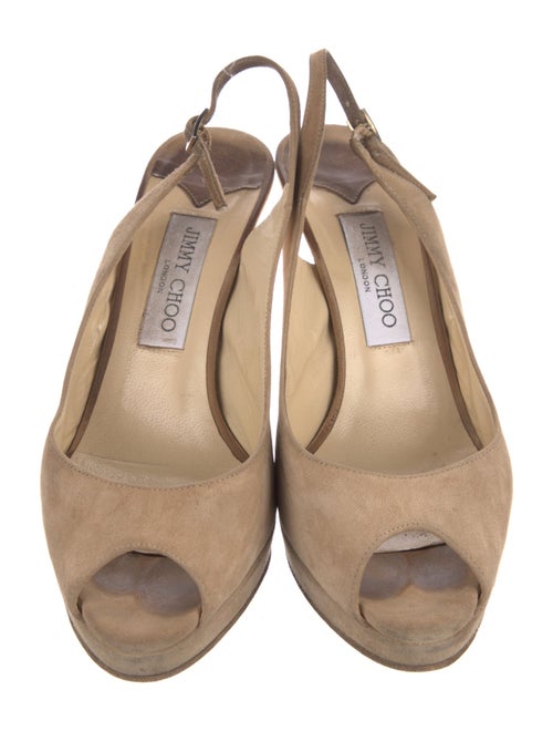 Jimmy Choo Suede Slingback Pumps