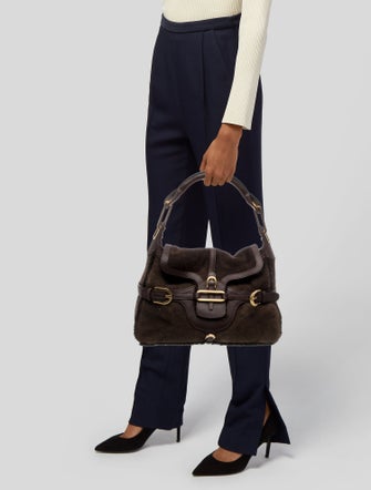 Jimmy Choo Suede Shoulder Bag