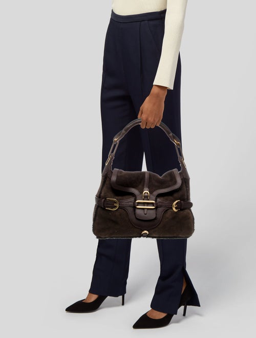 Jimmy Choo Suede Shoulder Bag