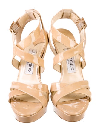 Jimmy Choo Patent Leather Sandals