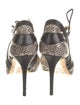 Jimmy Choo Leather Animal Print D'Orsay Pumps