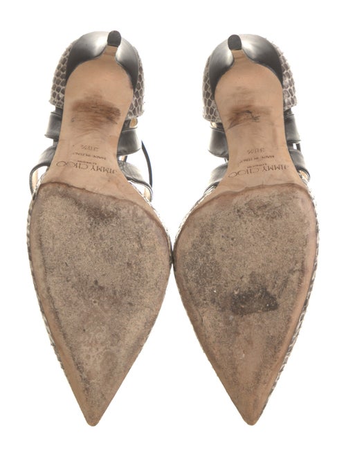 Jimmy Choo Leather Animal Print D'Orsay Pumps