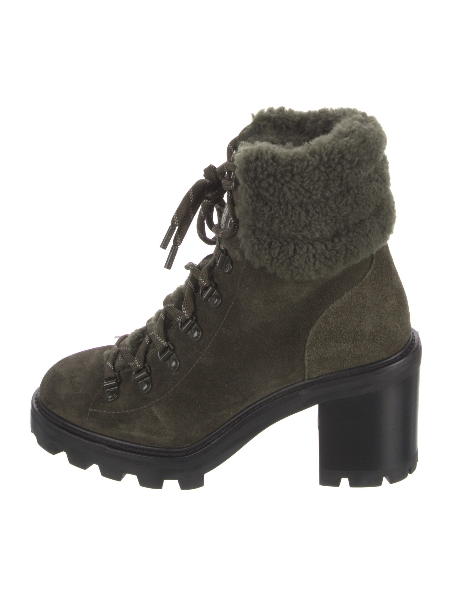 Jimmy Choo Suede Combat Boots