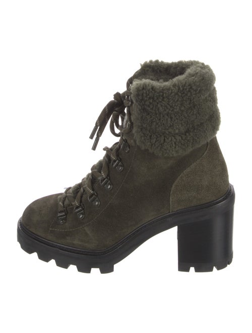 Jimmy Choo Suede Combat Boots