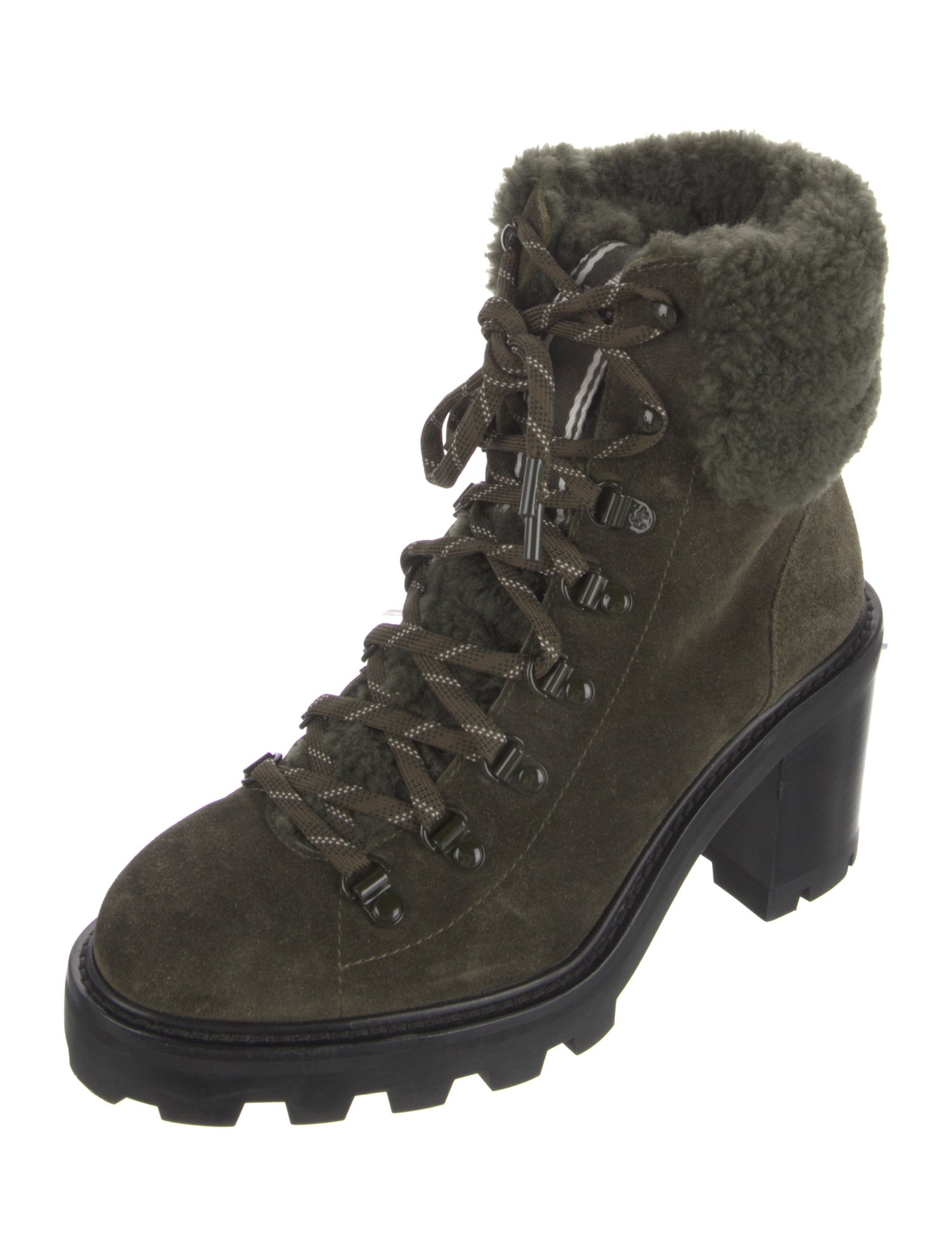 Jimmy Choo Suede Combat Boots