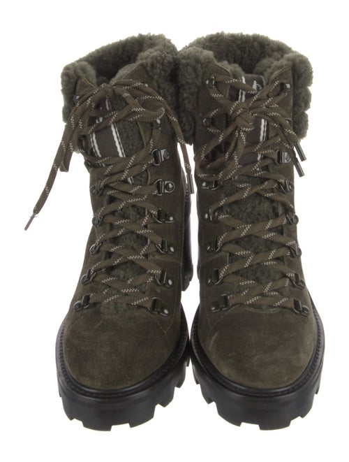 Jimmy Choo Suede Combat Boots