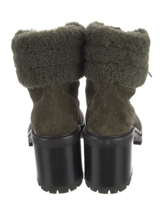 Jimmy Choo Suede Combat Boots