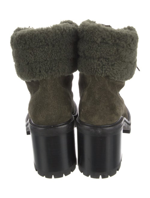 Jimmy Choo Suede Combat Boots