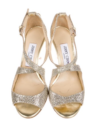 Jimmy Choo Glitter Sandals