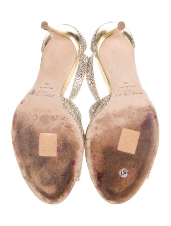 Jimmy Choo Glitter Sandals