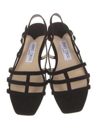 Jimmy Choo Suede Slingback Sandals