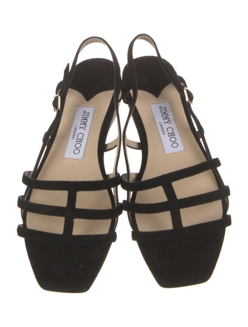 Jimmy Choo Suede Slingback Sandals