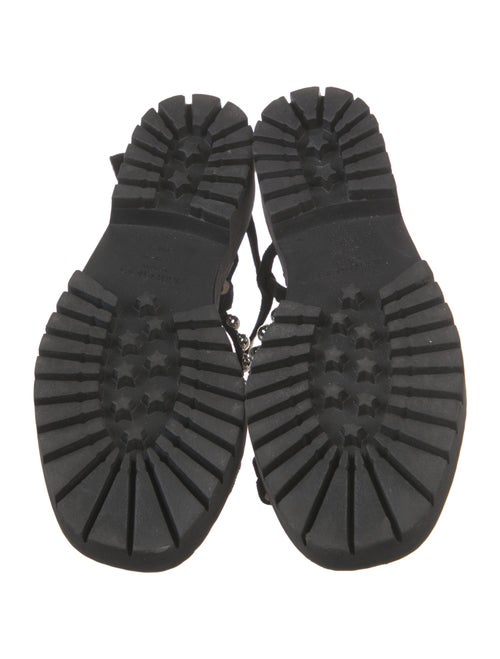 Jimmy Choo Suede Studded Accents Slingback Sandals