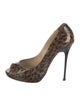 Jimmy Choo Patent Leather Animal Print Pumps