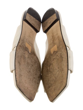 Jimmy Choo Leather Colorblock Pattern Slides