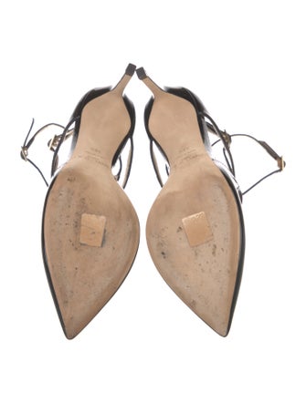 Jimmy Choo Patent Leather T-Strap Pumps
