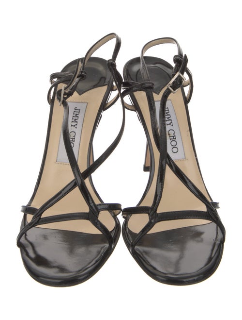 Jimmy Choo Patent Leather Slingback Sandals