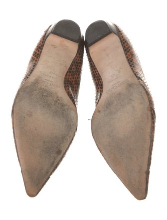 Jimmy Choo Snakeskin Animal Print Flats