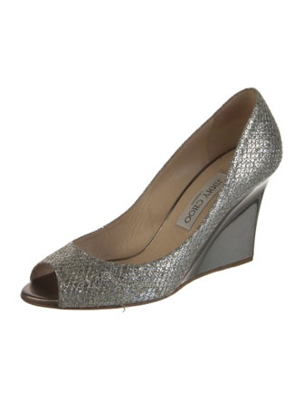 Jimmy Choo Glitter Glitter Accents Pumps
