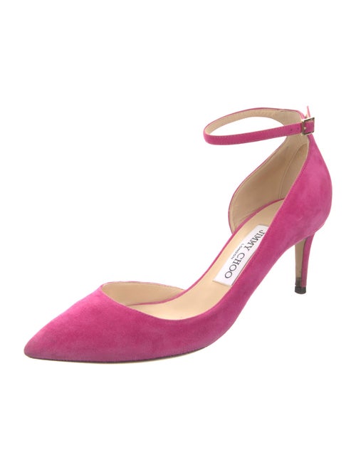 Jimmy Choo Suede D'Orsay Pumps