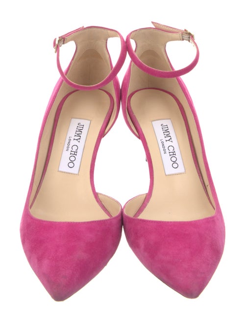 Jimmy Choo Suede D'Orsay Pumps