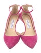 Jimmy Choo Suede D'Orsay Pumps
