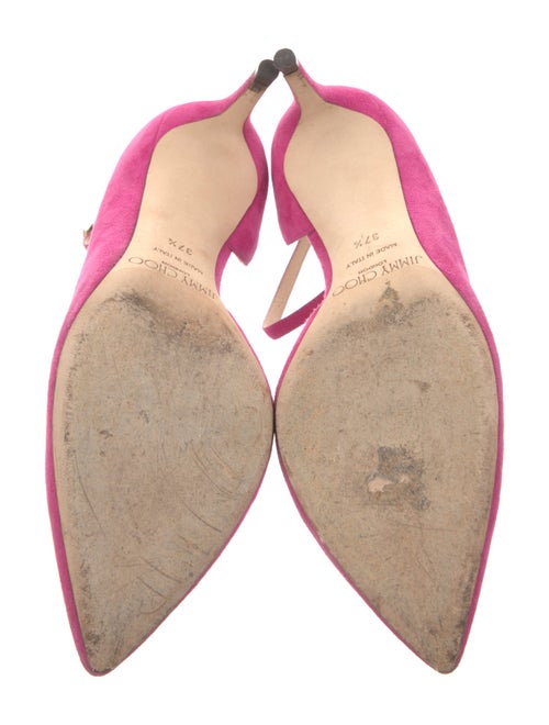 Jimmy Choo Suede D'Orsay Pumps