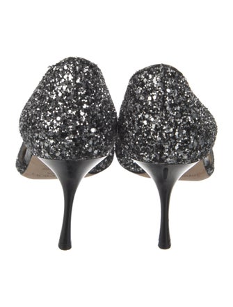 Jimmy Choo Glitter D'Orsay Pumps