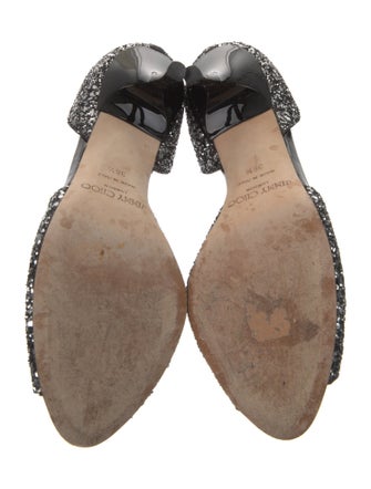 Jimmy Choo Glitter D'Orsay Pumps